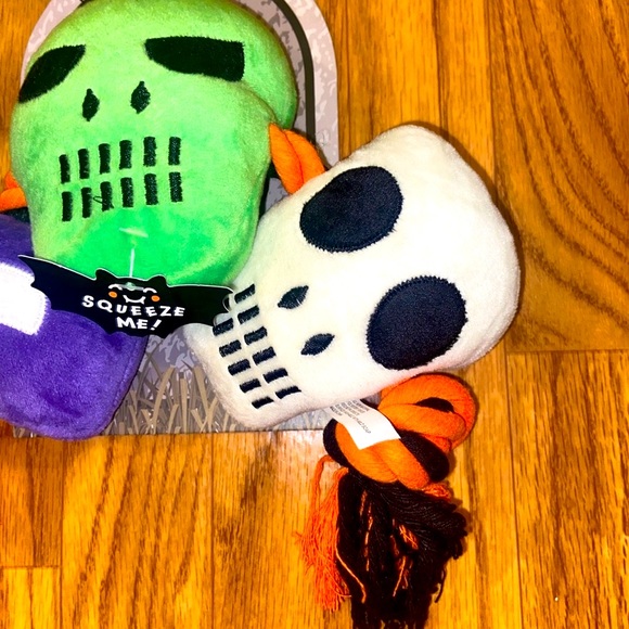 🎉ON SALE🎉⚡️Halloween Tricks for Treats Tug of war rope Toys Skull heads⚡️ - Picture 3 of 5